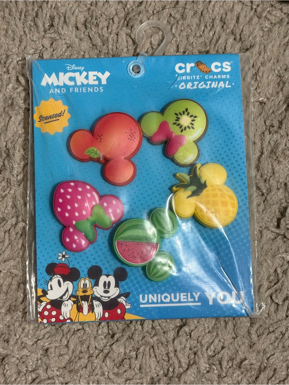 Disney Mickey & Friends Scented Fruit Crocs Jibbitz Charms